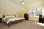 King guest suite, large and sunny, upper level 